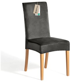 Сиви ластични покривала за стол в комплект от 4 бр. 48 cm Sento – Restilo