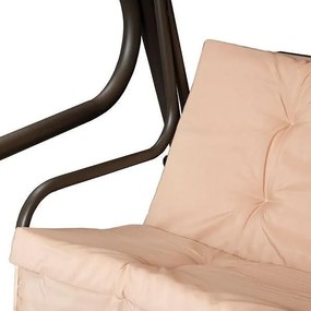 Люлка 3-местна My Garden TLS031 beige, 200 х 120 х 164 см, кафява