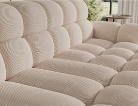 Бежов разтегателен ъглов диван (десен ъгъл) Ceedro – ELTAP