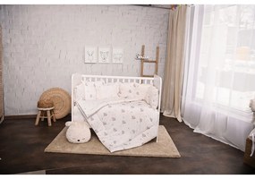 LORELLI Classic Сет от 5 части + голям обиколник за легло 70/140 СИНЬО САМОЛЕТИ