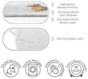 Детски килим подходящ за пране ø150 cm Snowy Hills – Mila Home