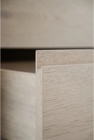 Скрин от декор от дъб в светло естествен цвят 110x70x45 cm Melstone – Rowico