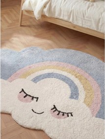 Кремав памучен детски килим подходящ за пране/ръчно изработен 140x200 cm Snuggle Nappi – Hanse Home