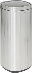 Кош 5five, Кръгъл, Инокс, Пуш бутон, 50 L - Инокс