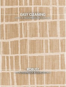 Кремав/в естествен цвят кръгъл килим за открито и закрито ø 160 cm Haringey Crouch – Ted Baker