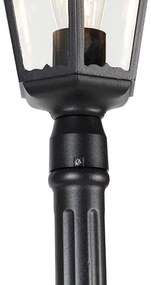 Умна външна лампа черна 200 см IP44 вкл. Wifi ST64 - Havana