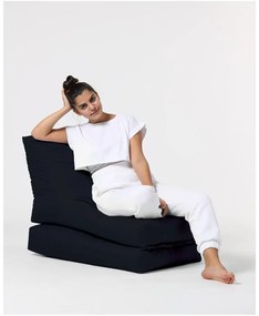 Черен градински пуф за сядане Siesta – Floriane Garden