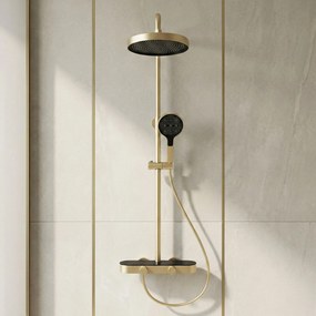 Комплект за душ Rea Creo Brush Gold