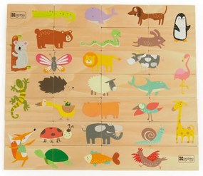 Andreu toys - Домино-пъзел, Животни