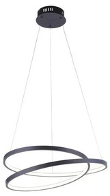 Paul Neuhaus 2472-18 - LED Димируем висящ полилей ROMAN LED/30W/230V черен
