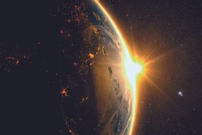 Фототапет – Отражение на Земята