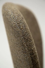 Тапициран трапезен стол в цвят каки Heap – DAN-FORM Denmark