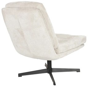Кремаво въртящо се кресло Kai – White Label