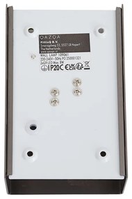 Модерна стенна лампа Gunmetal 2-Lights - Otan S