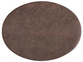 Тъмнокафява подложка от изкуствена кожа , 33 x 45 cm Troja - ZicZac