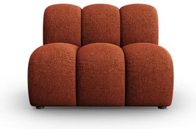 Модулен диван в тухлен цвят (среден модул) Lupine – Micadoni Home