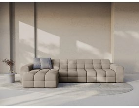 Кафяв ъглов диван (ляв ъгъл) Kendal – Micadoni