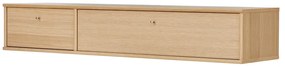 Маса за телевизор от декор от дъб в естествен цвят133x22 cm Mistral – Hammel Furniture