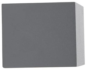 Интелигентна стенна лампа черна вкл. WiFi GU10 IP44 - Baleno