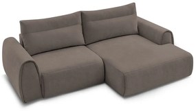 Кафяв ъглов диван Aden – Bobochic Paris