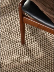 Ръчно изработен вълнен кръгъл килим в естествен цвят ø 200 cm Richmond Diana – Ted Baker