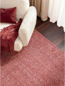 Тъмнорозов ръчно изработен килим от букле 120x170 cm Notting Hill Portobello – Ted Baker