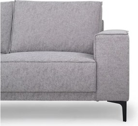 Светлосив ъглов диван (ляв ъгъл) Copenhagen - Scandic