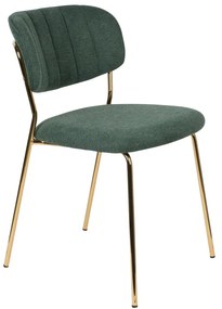 Тъмнозелени трапезни столове в комплект от 2 броя Jolien - White Label