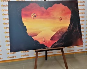 Картина на платно – Гледка от пещерата