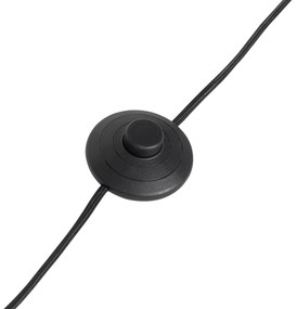 Рустикална подова лампа триножник орехово дърво - Tripod Classic