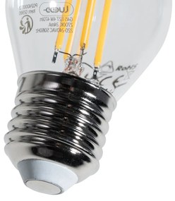 Комплект от 5 E27 димируеми LED Filament крушки G45 прозрачни 4W 470 lm 2700K