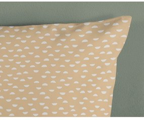 Бежово единично памучно детско спално бельо 140x200 cm Luz – Good Morning