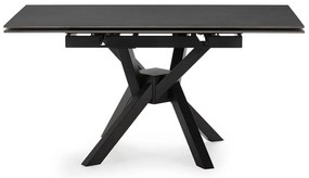 Сгъваема трапезна маса с допълнителна плоча с каменен плот за маса 90x150 cm Arlene – Marckeric