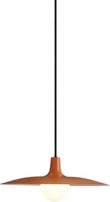 Ретро висяща лампа оранжева за релсова система 1-фазна - Slimline Panzi