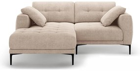 Светлокафяв ъглов диван (ляв ъгъл) Bemy – Micadoni