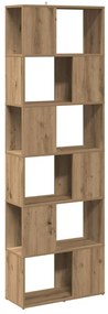 856731 vidaXL Шкаф за книги/разделител на стаи Artisan Oak 60x24x186 cm