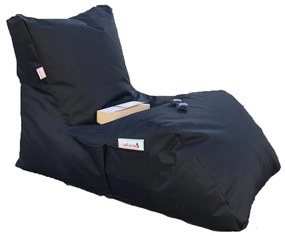 Пуф Daybed, цвят Черен
