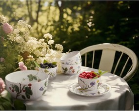 Бяла десертна порцеланова чиния ø 22 cm Hammershøi Summer – Kähler Design