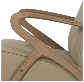 Бежово кресло Weave – Ixia