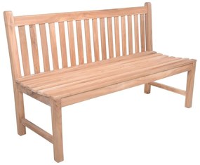 Градинска пейка от масивно дърво в естествен цвят Solo – Garden Pleasure