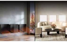 Електрически инфрачервен конвектор AENO AGH0011S, 500W, 12 м2, LED, Мобилно управление, Wi-Fi, Сензори за наклон и падане, IP24, Бял