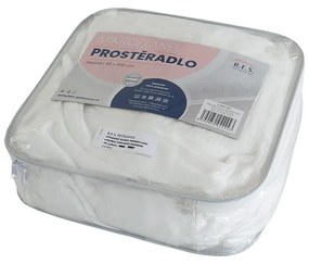 Бял микрофланелен чаршаф 180x200 cm Exclusive - B.E.S.