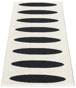 Черна пътека за открито и закрито 70x150 cm Ella Black – Pappelina