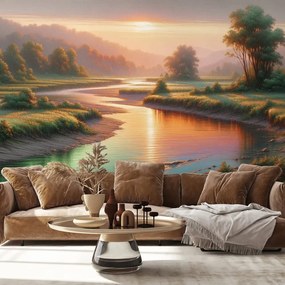 Тапет – Залез над спокойна река