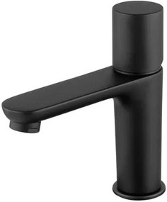 Смесител за умивалник с автоматичен клапан Res-pro Eurorama-черен
