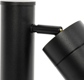 Външна лампа черна 45 см AR70 регулируема IP44 - Solo