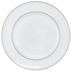 Horecano - Подложна чиния със златен кант PVC ф33см WHITE (HC-931457) (243131)