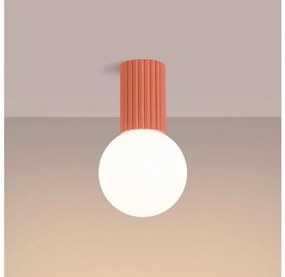 Sollux SL.1753 - Плафон за баня HALO 1xG9/8W/230V IP44 розов