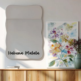 Стикер за огледало S10 – Hakuna Matata 34x4