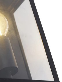 Интелигентна външна стенна лампа черна 25,5 с WiFi A60 IP44 - Rotterdam